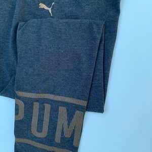Puma workout yoga pants in gray!